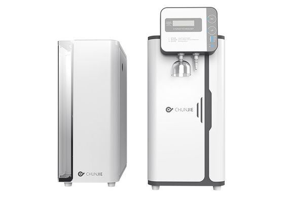 قیمت مناسب سیستم آب فوق خالص آزمایشگاهی با مقاومت 18.2MΩ و نرخ جریان 10L / H و 20L / H با لامپ های UV آنلاین
