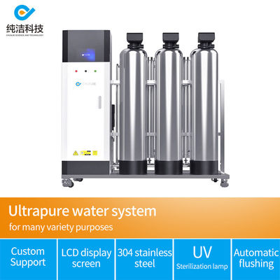 قیمت مناسب 300LPH فیلتر آب لابراتوار نیمه هادی Ultrapure Reverse Osmosis سیستم تصفیه آب آنلاین